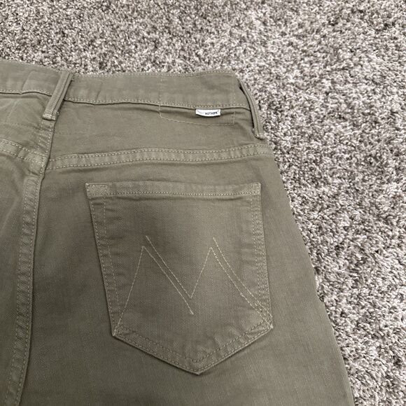Mother Superior Jeans Women’s Size 28 Green The Insider Hover Devil May Care - Picture 10 of 10